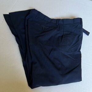 DRESS PANTS Banana Republic Men’s Navy Sz 30 waist Marzotto Italian Fabric Slim